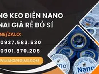 Bỏ sỉ băng keo điện Nano hiệu con nai giá rẻ tại HCM