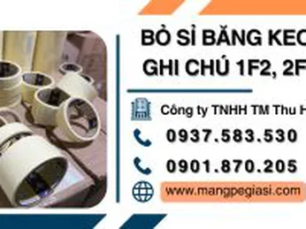 Bỏ sỉ băng keo giấy ghi chú 1F2, 2F4, 4F8 giá rẻ nhất TPHCM
