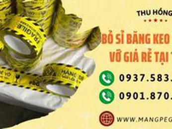 Bỏ sỉ băng keo hàng dễ vỡ giá rẻ tại TPHCM