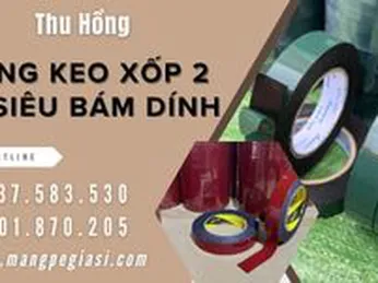 Bỏ sỉ băng keo xốp 2 mặt siêu bám dính
