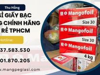 Bỏ sỉ giấy bạc nướng chính hãng giá rẻ tại TPHCM