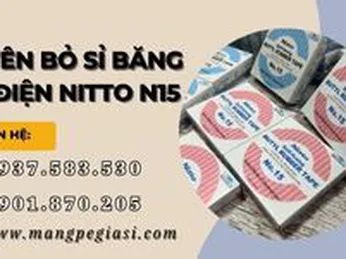 Chuyên bỏ sỉ băng keo điện chống nước Nitto N15 giá rẻ