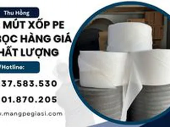Cuộn mút xốp PE foam bọc hàng giá rẻ chất lượng