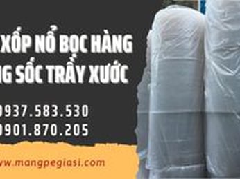 Cuộn xốp hơi bọc hàng chống sốc trầy xước giá sỉ