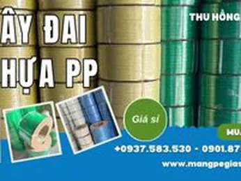 Dây đai nhựa PP chính hãng chịu lực cao giá rẻ