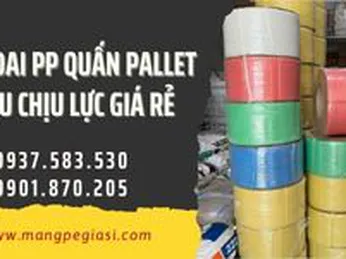 Dây đai PP quấn pallet siêu chịu lực giá rẻ