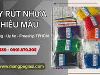 Dây rút nhựa nhiều màu chất lượng giá rẻ