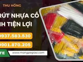 Dây rút nhựa siết chặt cố định tiện lợi giá sỉ