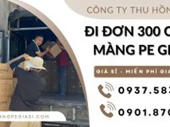 Đi đơn 300 cuộn màng PE chất lượng giá sỉ giao tận nơi cho khách