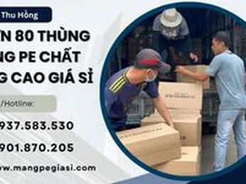 Đi đơn 80 thùng màng PE chất lượng cao giá sỉ tại kho