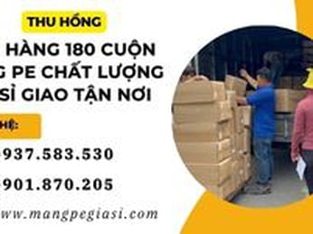 Đơn hàng 180 cuộn màng PE giao nhanh trong ngày