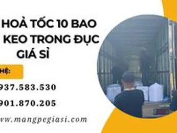 Giao hoả tốc 10 bao băng keo trong đục giá sỉ