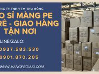 Giao hàng màng PE tận nơi cho doanh nghiệp, nhà máy, kho xưởng