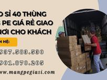 Giao sỉ 40 thùng màng PE giá rẻ giao tận nơi cho khách