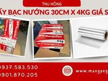 Giấy bạc nướng 30cm x 4kg chính hãng giá rẻ