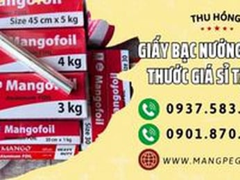 Giấy bạc nướng đủ kích thước giá sỉ tận kho