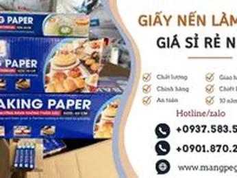 Giấy nến làm bánh không thấm dầu giá sỉ rẻ nhất