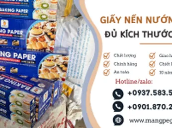 Giấy nến nướng bánh đủ kích thước giá tốt