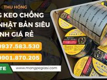 Kho sỉ băng keo chống thấm Nhật Bản siêu dính giá rẻ