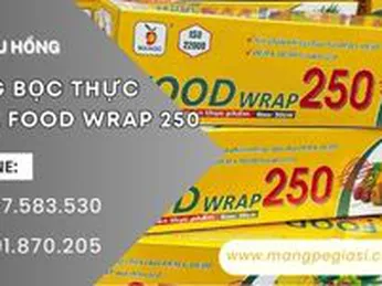 Màng bọc thực phẩm Food Wrap 250 30cm có hộp giá sỉ