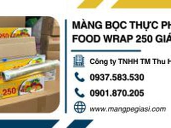 Màng bọc thực phẩm Food Wrap 250 có dao cắt giá sỉ