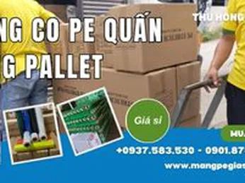 Màng co PE bọc hàng, quấn pallet giá rẻ
