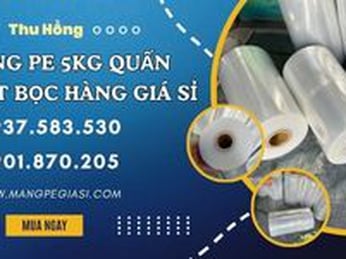 Màng PE 5kg quấn pallet hàng hóa xuất khẩu giá sỉ