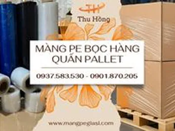 Màng PE bọc hàng quấn pallet giá sỉ rẻ cho đại lý