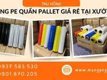 Màng PE bọc hàng, quấn pallet giá tốt tại xưởng