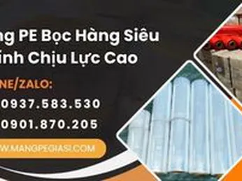 Màng PE bọc hàng siêu dính chịu lực cao hàng chính hãng