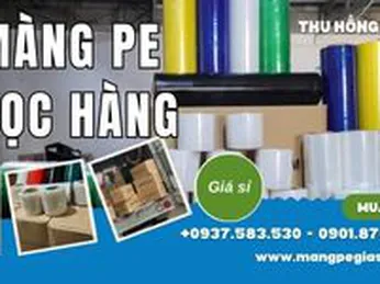 Màng PE bọc hàng siêu dính giá rẻ cho cửa hàng, đại lý
