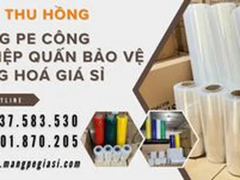 Màng PE công nghiệp quấn bảo vệ hàng hóa giá sỉ tại TPHCM