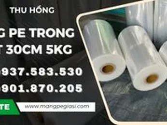 Màng PE quấn hàng 30cm 5kg giá sỉ