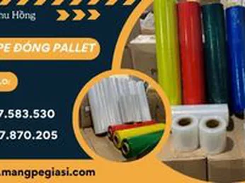 Màng PE quấn hàng, đóng gói pallet giá rẻ chất lượng cao