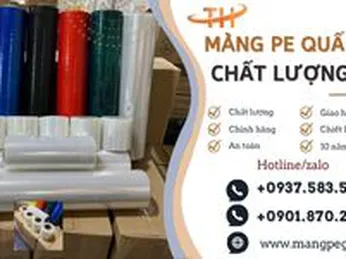 Màng PE quấn hàng sản xuất kích thước theo yêu cầu giá rẻ