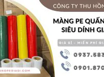 Màng PE quấn hàng siêu dính chịu lực cao giá rẻ