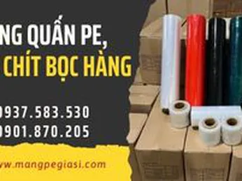 Màng quấn PE, màng chít bọc hàng giá ưu đãi