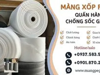 Màng xốp foam quấn hàng chống sốc giá sỉ