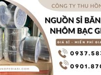 Nguồn sỉ băng keo nhôm bạc chịu nhiệt cao giá rẻ