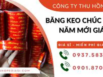 Nơi bán băng keo chúc mừng năm mới giá sỉ uy tín