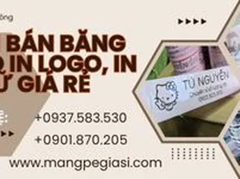 Nơi bán băng keo in logo, in chữ giá rẻ