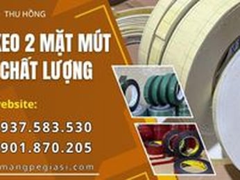 Phân phối băng keo 2 mặt mút xốp chất lượng giá sỉ