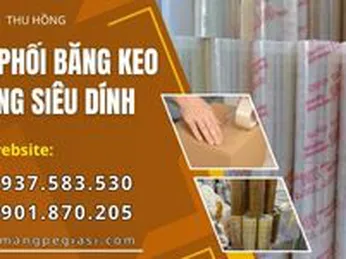 Phân Phối Băng Keo Trong Siêu Dính Giá Rẻ