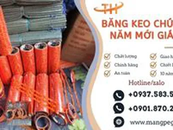 Sỉ băng keo chúc mừng năm mới giá rẻ sát xưởng