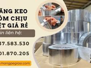 Sỉ băng keo nhôm chịu nhiệt chất lượng giá sỉ rẻ