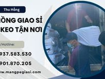 Thu Hồng giao sỉ băng keo tận nơi cho khách tại TPHCM