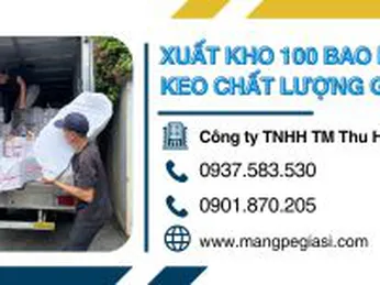 Xuất kho 100 bao băng keo chất lượng cao giá sỉ rẻ tại HCM