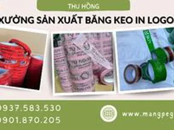 Xưởng sản xuất băng keo in logo giá rẻ tại TPHCM