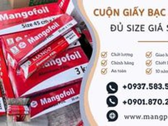 Cuộn giấy bạc nướng nhiều kích thước giá rẻ HCM
