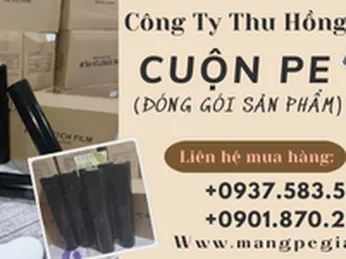 Nơi sản xuất màng pe màu đen tại kho xưởng Thu Hồng